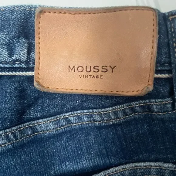 Moussy Dark Blue Jeans Size 28/US Size 6 - Picture 5 of 6